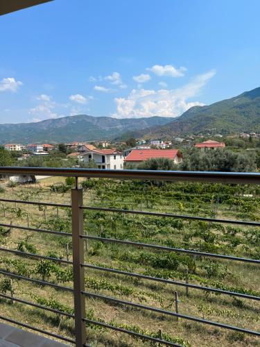 a view from the balcony of a house at Villa Gjoni in Kalmet