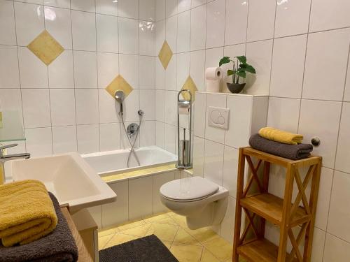 Ένα μπάνιο στο Appart Steinberger