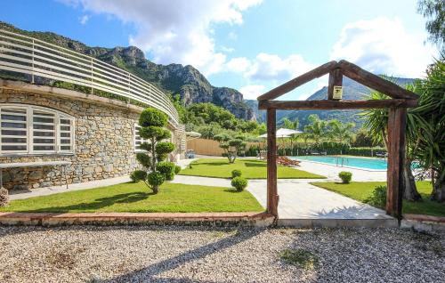 a view of a resort with a pool at Amazing Home In Giungano in Giungano