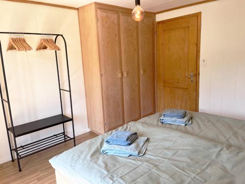 Cama o camas de una habitación en Ferienwohnung Bergblick