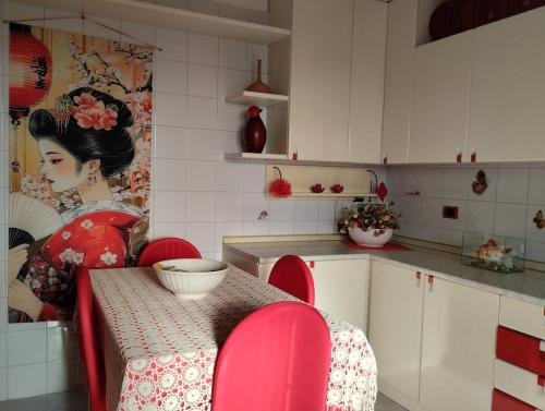Una cocina o cocineta en Casa Irisviola