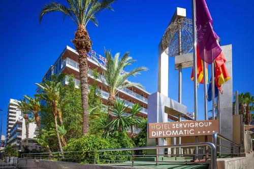El edificio en el que está el hotel