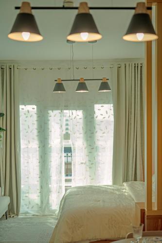 Ένα ή περισσότερα κρεβάτια σε δωμάτιο στο Studio Apartment - Yas Adventure by M
