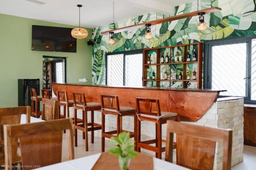 Χώρος καθιστικού στο Hôtel & Restaurant d'application Don Bosco