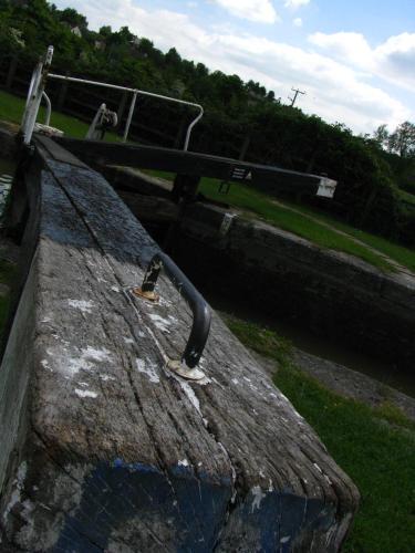 a pipe sitting on top of a stone wall at Rew Farm Country & Equestrian Accommodation - Sunrise Lodge in Melksham