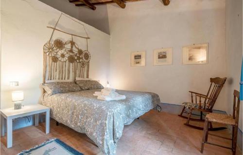 Ένα ή περισσότερα κρεβάτια σε δωμάτιο στο Scappo in Umbria, Il Maraldo