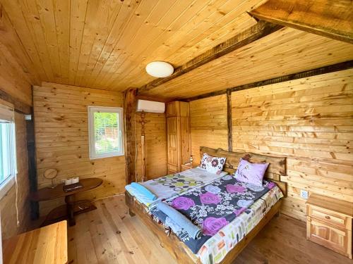 Kъщичка в полите на планина Витоша с коне и животни