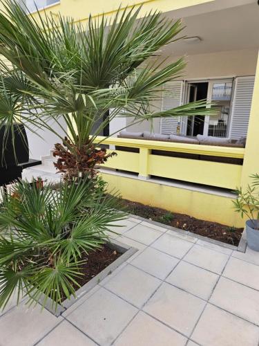Balkoni atau teres di Mala Smokva Apartments Vir Prezida
