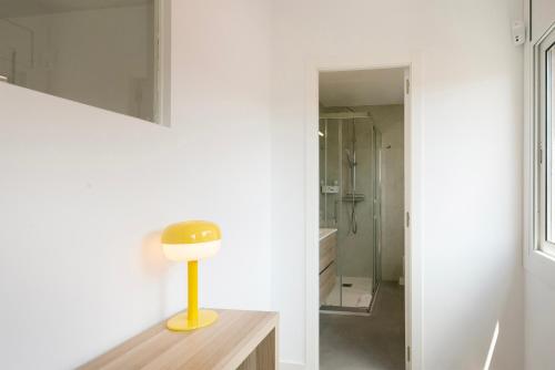 Koupelna v ubytování Nice apartment with 3 bedrooms