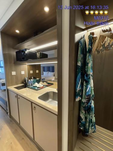 Kuchyň nebo kuchyňský kout v ubytování Condotel Highfloor Sea View - Apec Mandala Mui Ne