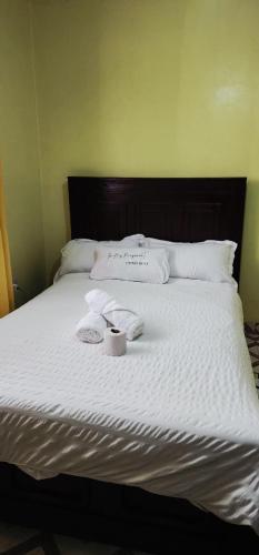 Una cama o camas en una habitación de Ndune Homes
