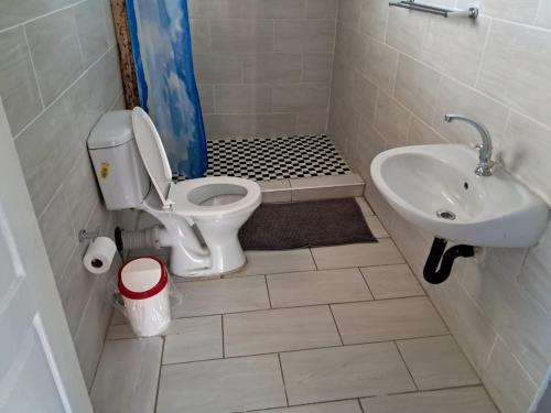 Koupelna v ubytování Haithoms B&B Tlokweng-Gaborone