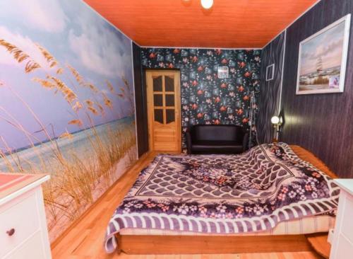 Llit o llits en una habitació de Storas Žvejas