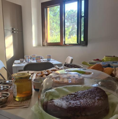 a table with a bunch of different types of food at B&B Nonna Iolanda in Camigliatello Silano