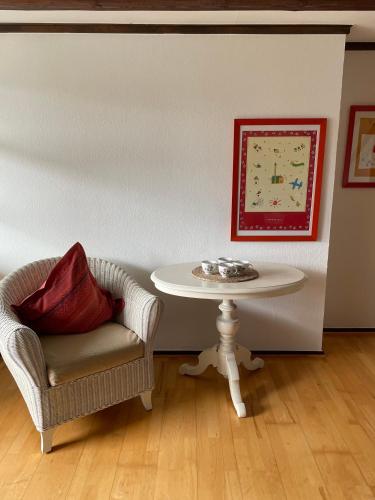 Posezení v ubytování Malermeisterhaus