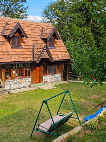 Zahrada ubytování Apartments Andrić