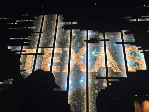 a painting of a view of the stars at Lake Shores Suites in Shady Shores