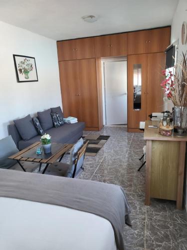 Posezení v ubytování B&B Casa Rubí
