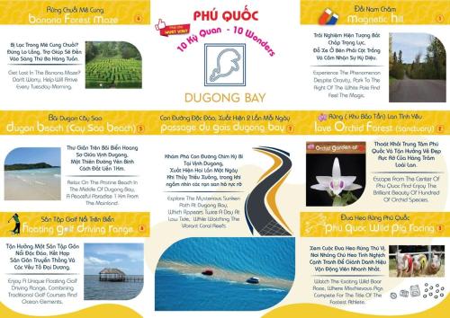 a page of a brochure for a diving bar at Dugong Bay - Làng Ẩm Thực & Sinh Thái - Eco & Seafood Village in Phu Quoc