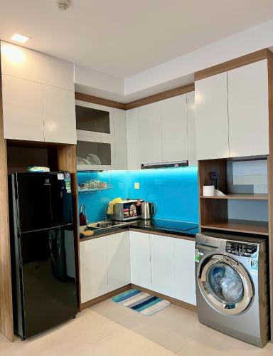Una cocina o cocineta en CSJ TOWER - CSJ Apartment Luxury SeaView Vung Tau City - Căn Hộ Du Lịch Biển Vũng Tàu