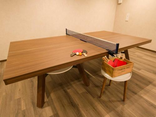 Stolní tenis v ubytování Rakuten STAY VILLA Nasu with open-air Jacuzzi Room Capacity of 8 persons nebo okolí