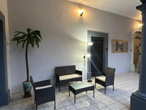 Zona de estar de Sayula Suites Hotel