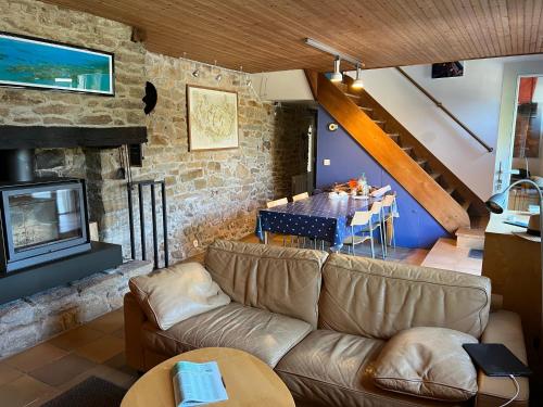 Posezení v ubytování Maison pleine de charme à 100m de la plage