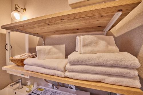 Un pat sau paturi într-o cameră la Villa Hanasaku Karuizawa Miyota - Vacation STAY 14347v