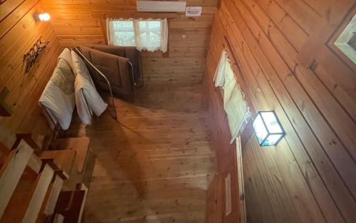 an overhead view of a bedroom in a tiny house at village yumigahama - Vacation STAY 49340v in Minato