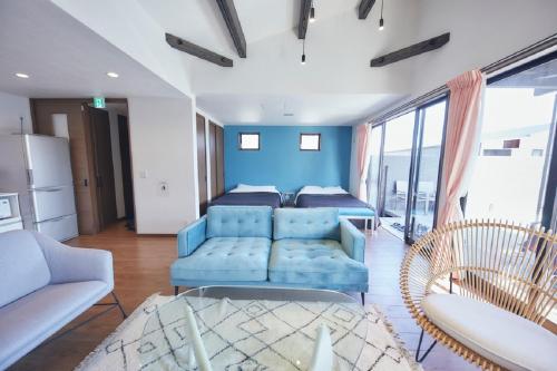 Χώρος καθιστικού στο Ocean Resort Tateyama Pool House - Vacation STAY 73487v