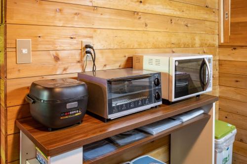 Η κουζίνα ή μικρή κουζίνα στο Log house Grazzi - Vacation STAY 70263v
