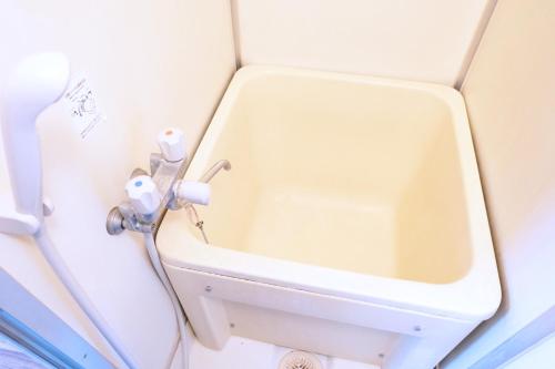 ein Badezimmer mit Waschbecken in einem Zimmer in der Unterkunft Daiichi Mitsumi Corporation - Vacation STAY 15355 in Musashino