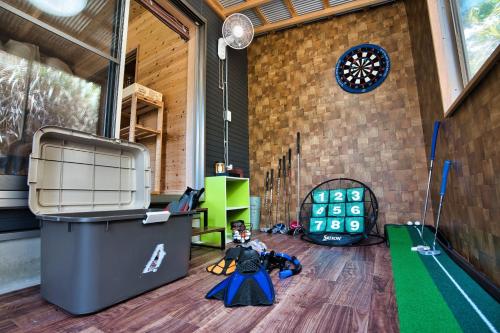a room with a superhero figurine in the middle of the room at racine yakushima - Vacation STAY 86828v in Ambo