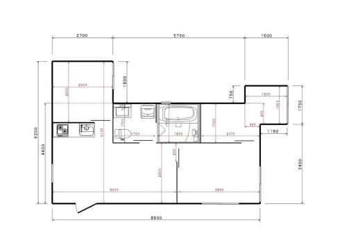 a floor plan of a house at Haveanice Havanice - Vacation STAY 15818 in Akiruno