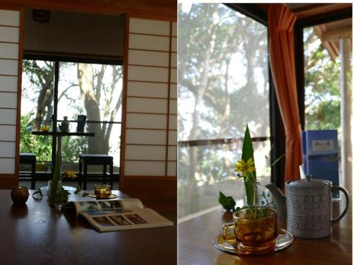 a dining room with a table and a window at Shimanto Yamamizuki - Vacation STAY 36943v in Shimanto
