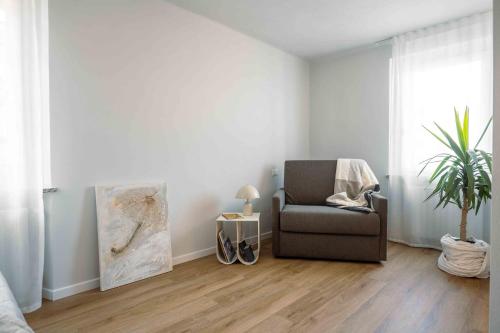 Posezení v ubytování La Croce Apartments