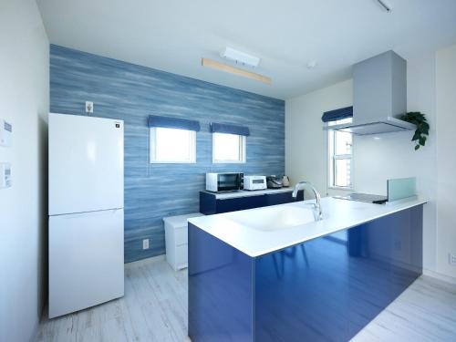 Dapur atau dapur kecil di VOGUE D, a private inn with a panoramic view - Vacation STAY 86199v