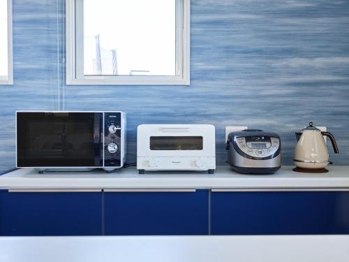 Dapur atau dapur kecil di VOGUE D, a private inn with a panoramic view - Vacation STAY 86199v
