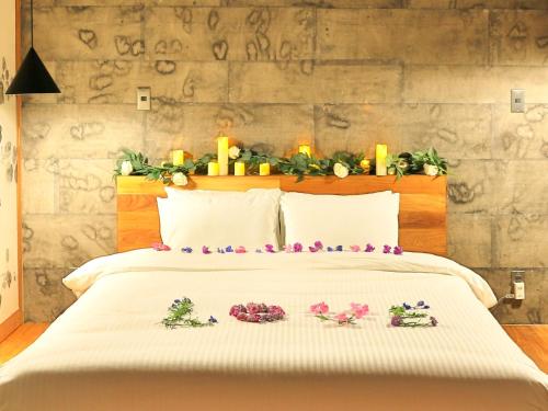 Giường trong phòng chung tại Mukaka Villa Kourijima - Vacation STAY 13078v