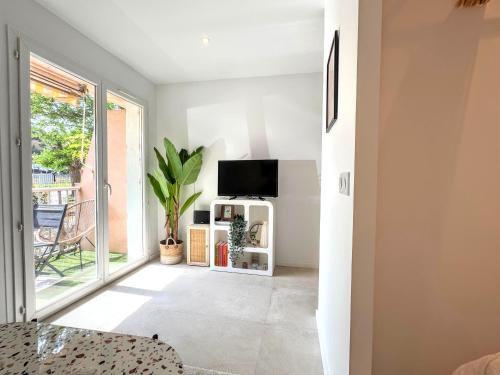 Appartement bohème-chic à Giens, plages à pied