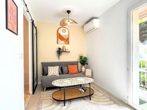Appartement bohème-chic à Giens, plages à pied