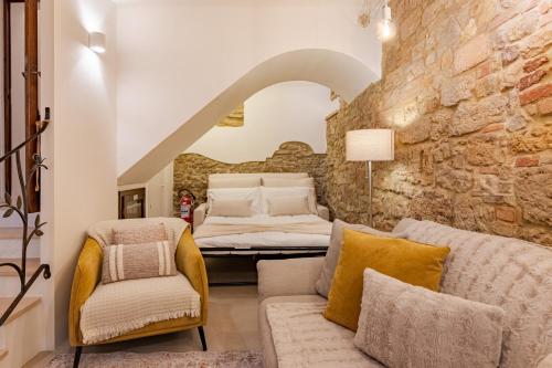 Χώρος καθιστικού στο Casa Essenza