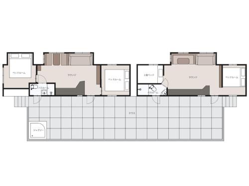 a floor plan of a house at OCEAN FRONT TATEYAMA - Vacation STAY 66625v in Tateyama