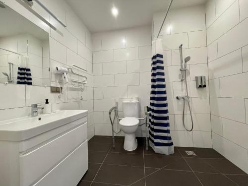 Koupelna v ubytování Aparthotel Aurum