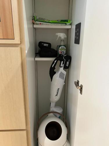 a small bathroom with a toilet in a room at nyans - Vacation STAY 60127v in Matsue