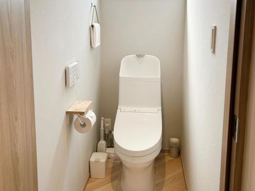 a bathroom with a white toilet in a room at nyans - Vacation STAY 60127v in Matsue