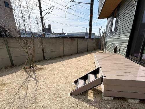 a porch with a bench in front of a house at nyans - Vacation STAY 60127v in Matsue