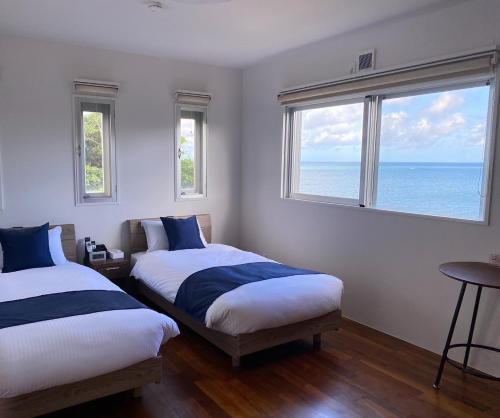 Postel nebo postele na pokoji v ubytování Villa Yukuru Ishigaki - Vacation STAY 68833v