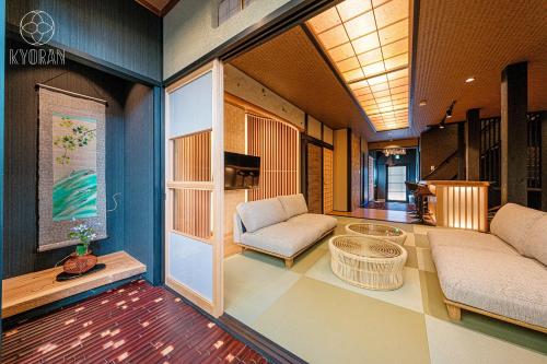Ένα ή περισσότερα κρεβάτια σε δωμάτιο στο Kyoran - Ryugetsutei - Vacation STAY 12292v