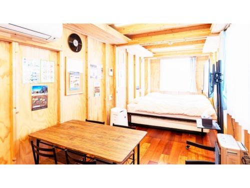 Un pat sau paturi într-o cameră la Mobilita Court Iwate - Vacation STAY 13738v